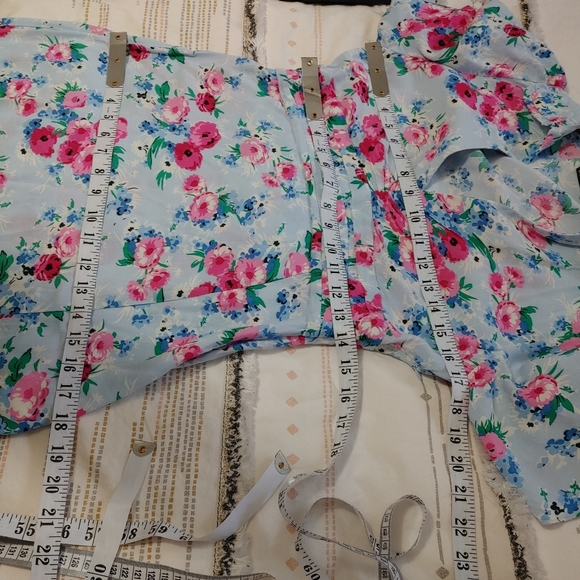 Zara floral midi dress size M - Picture 14 of 15